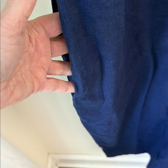 Universal Standard Cabana Caftan Dress Linen Blend Boho Lagenlook Size L (22-24) - Picture 5 of 10